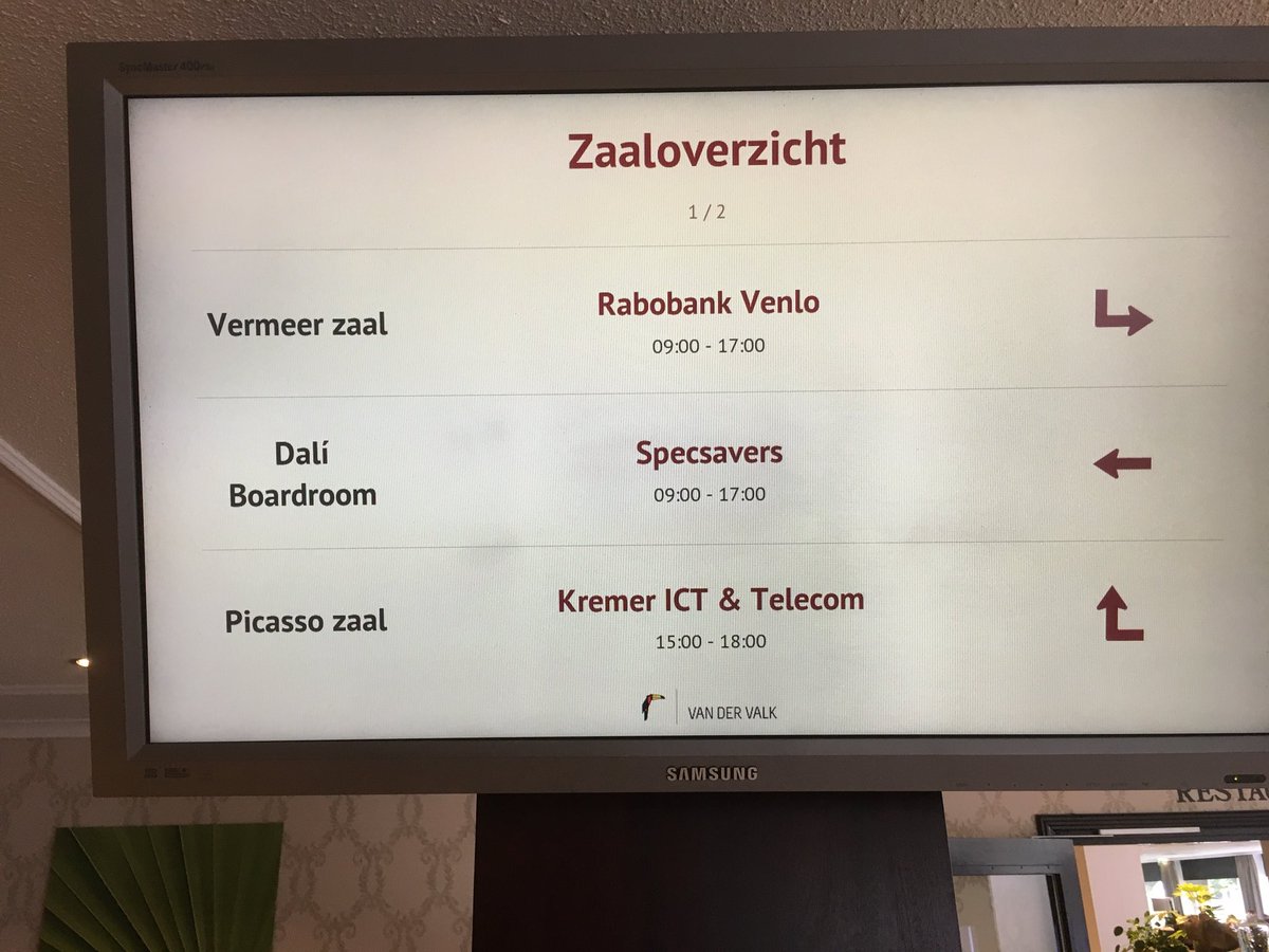 waltertebrake's tweet photo. We zijn klaar om onze gasten te ontvangen voor het Kremer event over “De toekomst van de telefonie”  bij v/d Valk te Venlo https://t.co/Vm06bggJee