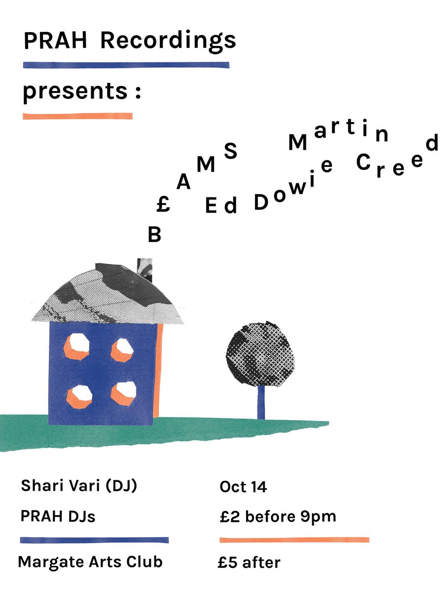What's on in Margate is here again! Highlight this week is <a href="/PRAHRecordings/">PRAH Recordings</a> night at @MargateArtsClub 🌴 ow.ly/v3I130fLRsN #margate