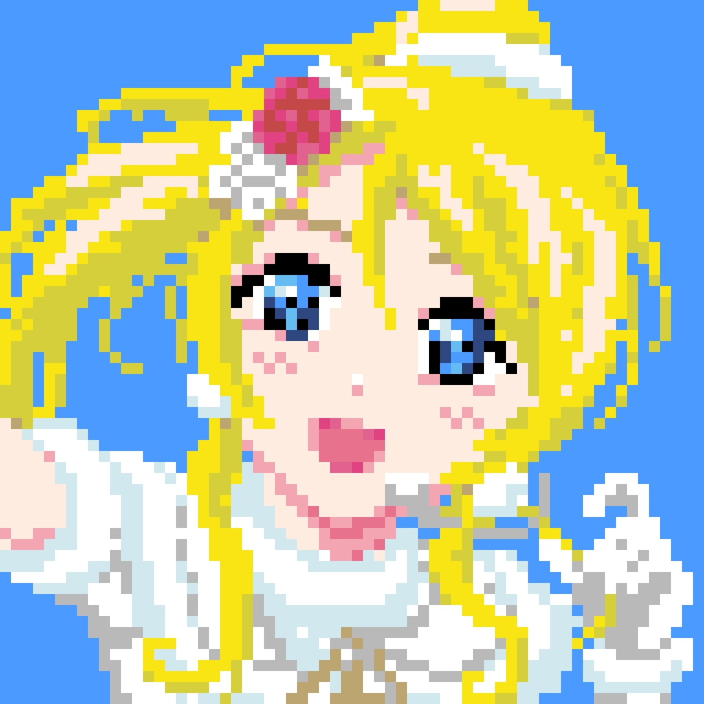 Maple Auf Twitter ドットの日だからお気に入りのドット絵貼る 女性編 ラブライブ エリチカ にこにー モンスト かぐや姫 白雪姫