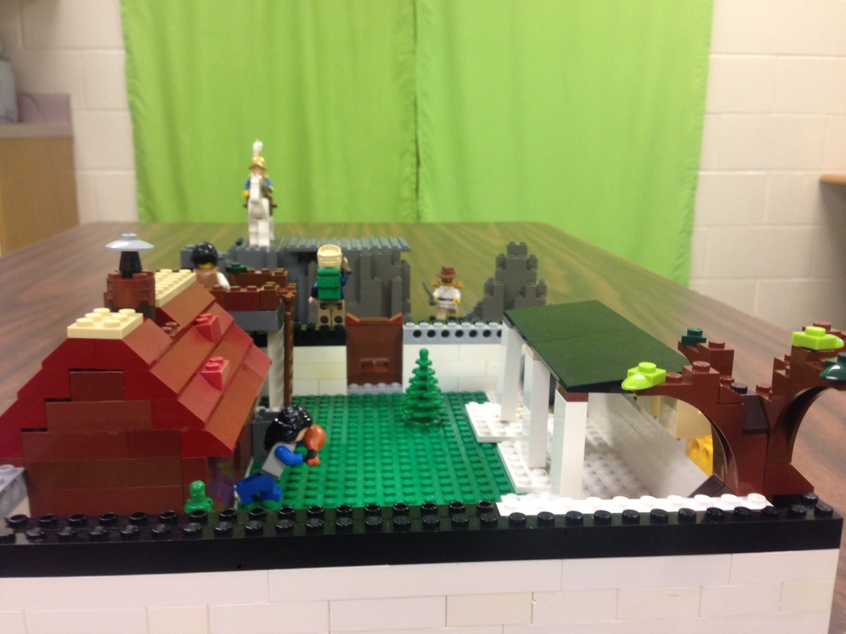 srenken1's tweet photo. Zach shares the Spanish presidio (fort) he made from legos. #colonialprojects #freemanfalcons @principalsokol @erinsieh https://t.co/1FmKjlZhCN