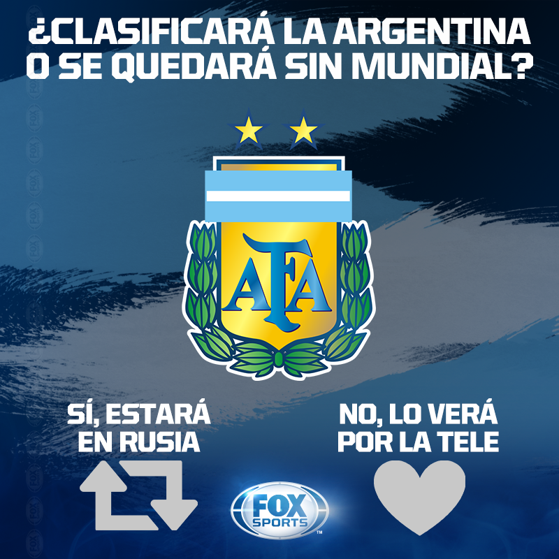 ESPNArgentina's tweet photo. TU OPINIÓN NOS INTERESA
#CentralFOX – Argentina pone en juego su prestigio https://t.co/1RGollXTcj