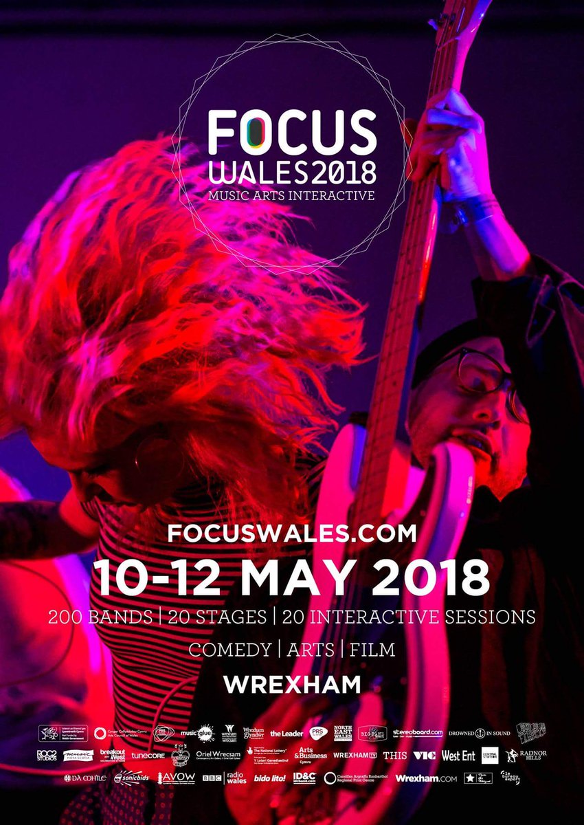 FOCUS Wales 2018 Super EarlyBird tickets now on sale! focuswales.com 10-12 MAY #Festival #Wales #Wrexham <a href="/ThisIsWrexham/">This Is Wrexham</a> <a href="/visitwales/">Visit Wales 🏴󠁧󠁢󠁷󠁬󠁳󠁿</a>