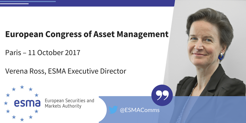 ESMAComms's tweet photo. Verena Ross, Executive Director, to speak at European Congress of #AssetManagement in Paris on 11 Oct.  @AFG_France
https://t.co/kCDzAKoLiR https://t.co/Bl5gQvCv86