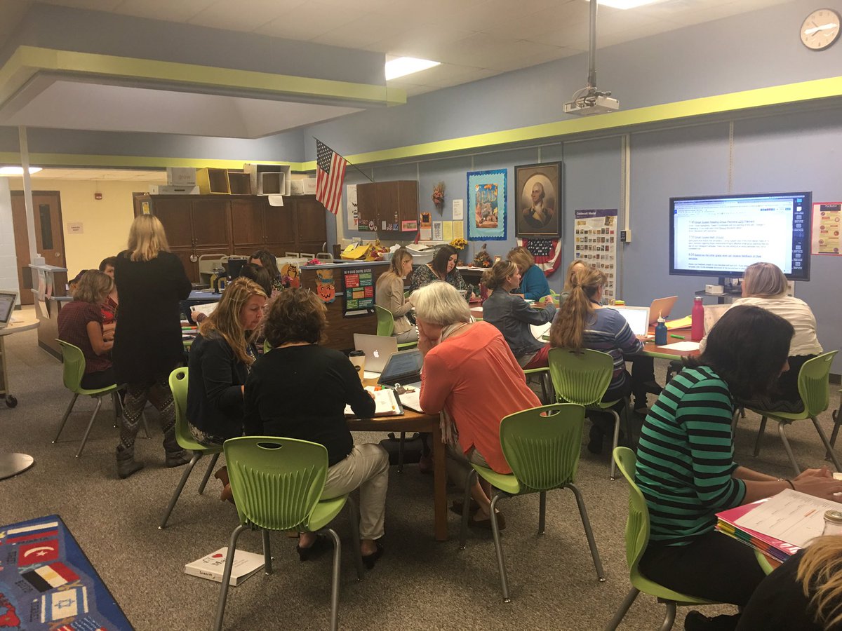 RG teachers sharing their small group expertise with one another! #SOAR