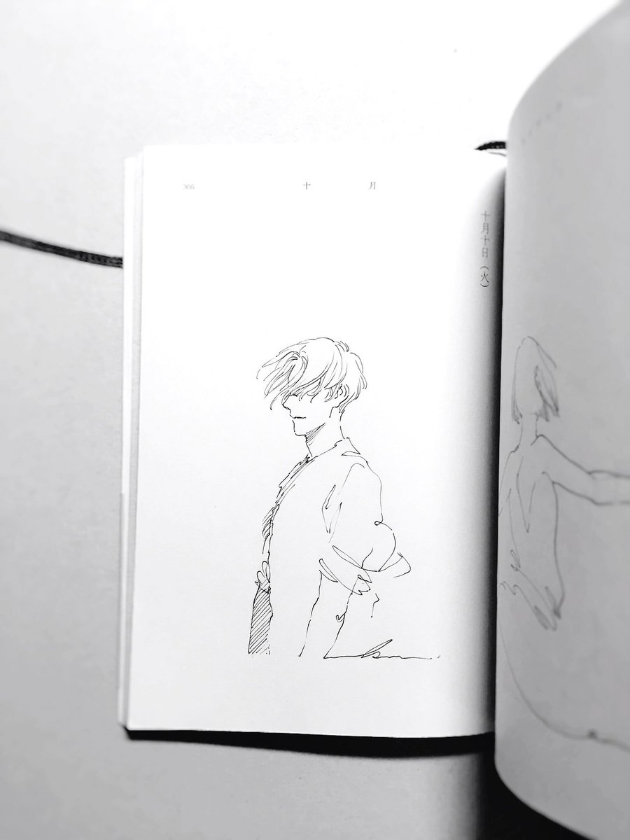 深呼吸、一拍。

#1日1絵_k
#inktober2017 