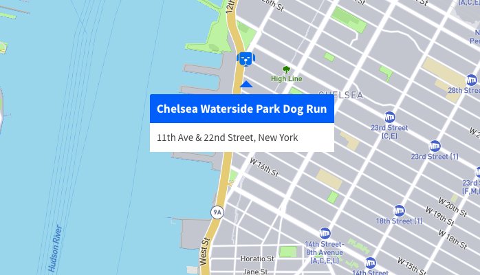 rhodesdav's tweet photo. Interactive map of NYC dog runs build w/ #mapbox GL-JS, Mapbox Studio, #NYCOpenData - Great dev experience mapbox! https://t.co/3ckoqtYgGL https://t.co/RTVZ1BPXIa