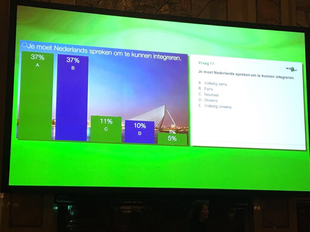 Je moet #Nederlands spreken om te kunnen #integreren? Stemresultaten #Burgerjury010 #Rotterdam