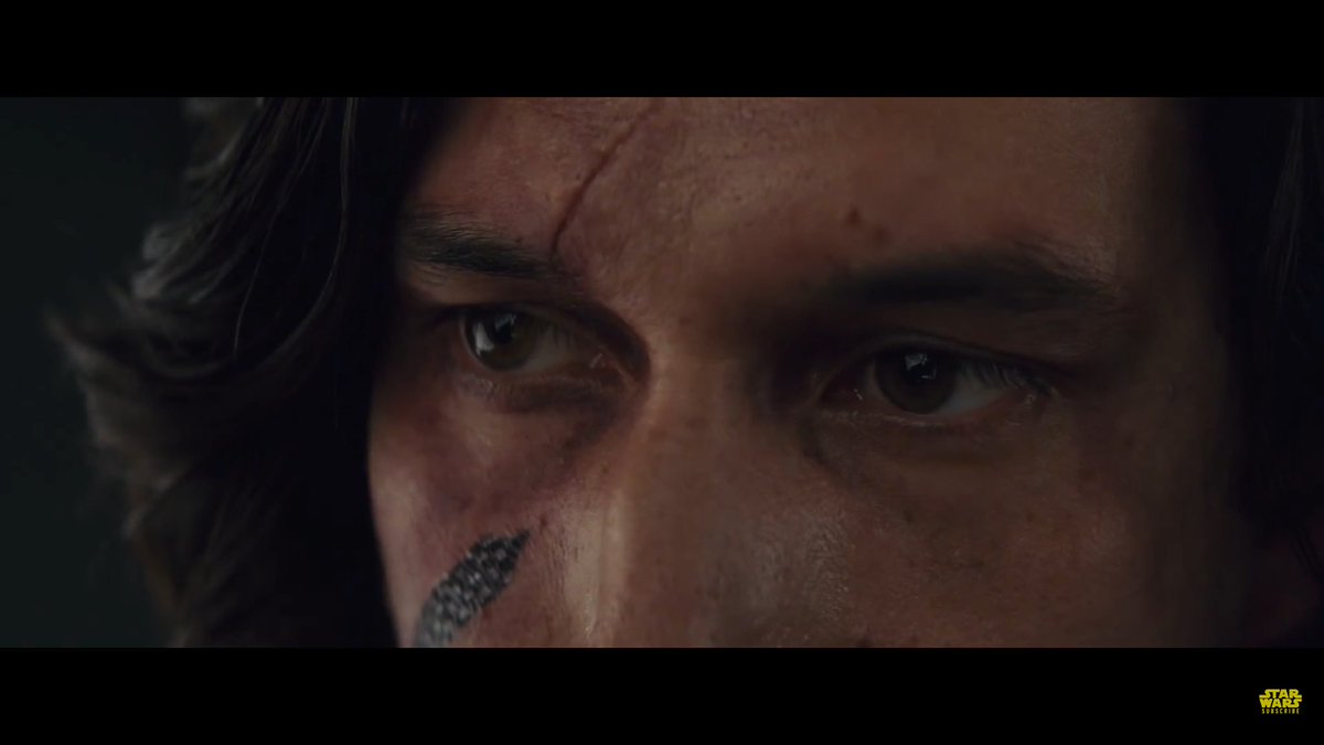 DJSeaquest's tweet photo. I love Kylo Ren's washi tape face repair! #TheLastJediTrailer https://t.co/ab6kFksgKm