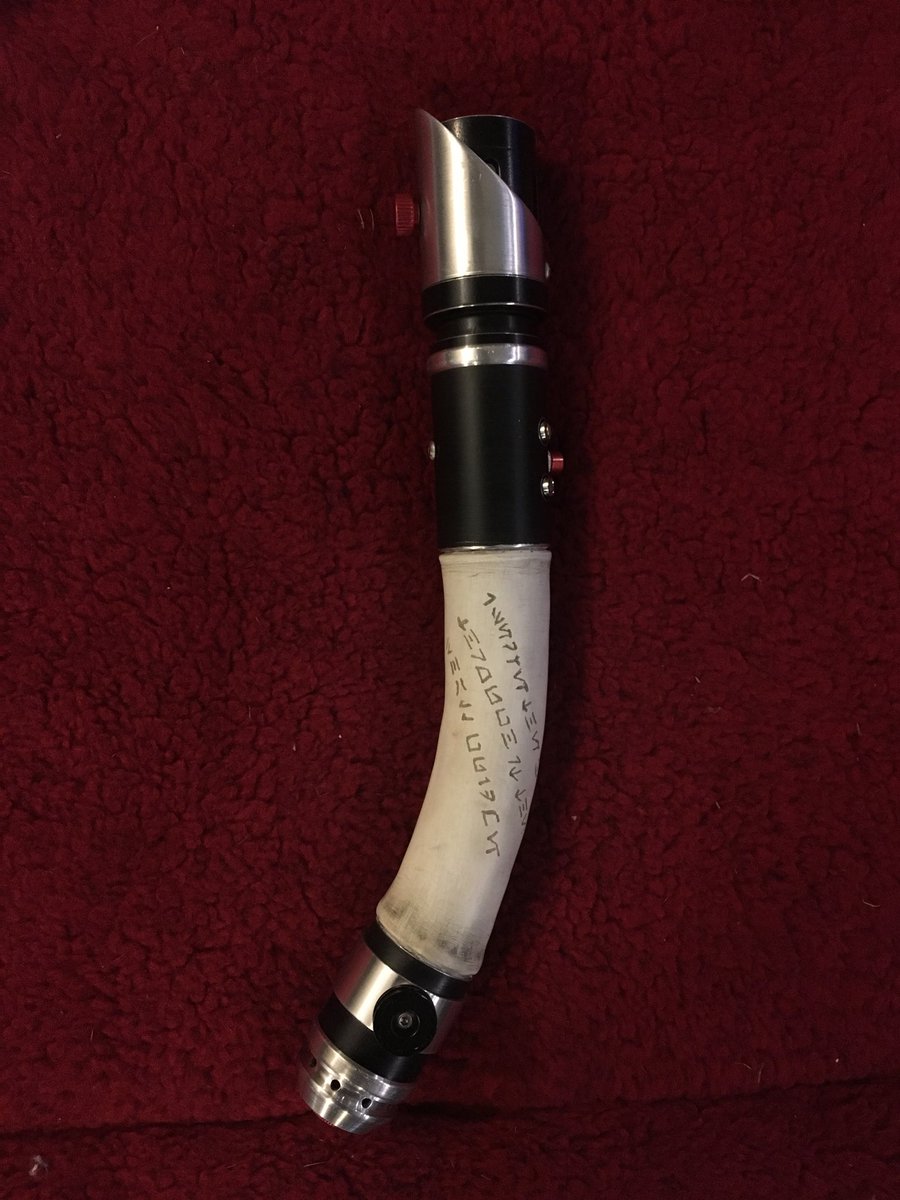 I got an actual lightsaber!!!! Thank you so much! I love it!