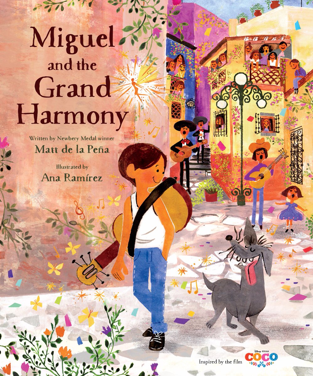mattdelapena's tweet image. New book out today! Miguel and the Grand Harmony (Miguel y la Gran Armonia). Original story in the universe of @DisneyPixar&apos;s amazing COCO.