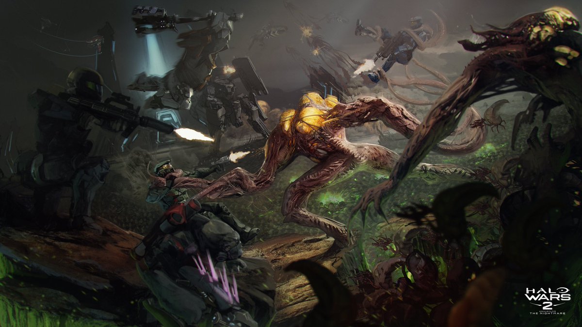 Halo's tweet image. Get a taste of Halo Wars 2's Awakening the Nightmare expansion with the new Terminus Firefight demo for Windows 10: microsoft.com/store/r/9NGKLB…