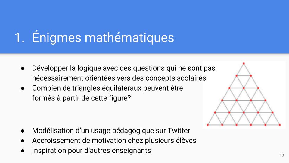 petitbenoit's tweet photo. 3 exemples de tâches pour travailler les #mathématiques avec Twitter proposées par @ThibaultMat #cirtaqc https://t.co/658X0N1I56