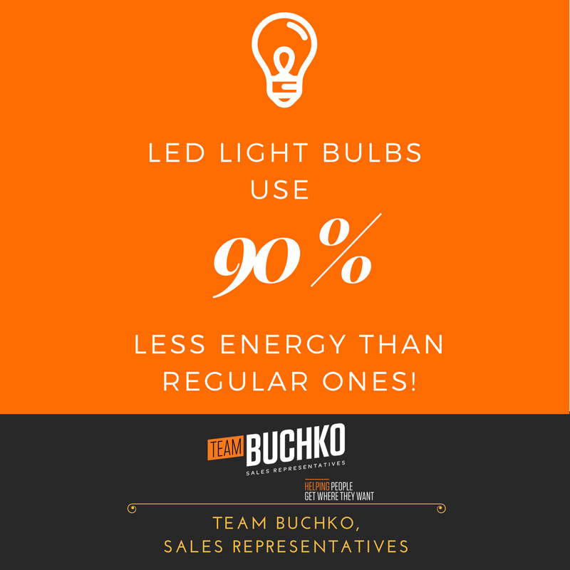 TeamBuchko's tweet photo. #TipTuesday Replace burned out bulbs w/ LED lights 💡
They use up to 90% less energy &amp; last at least 15 times longer than incandescent bulbs. https://t.co/Yj7CWoBhtf