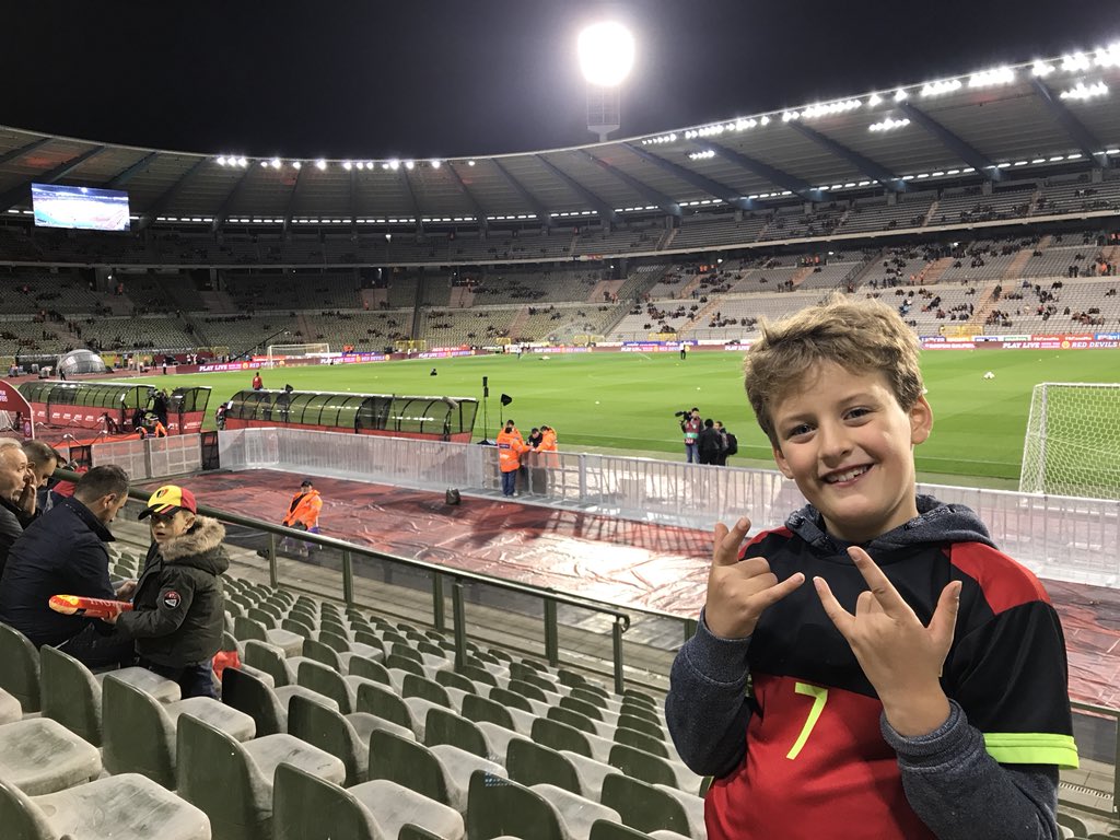 Ready for the game #BELCYP #RedDevils #tousensemble #WK2018
