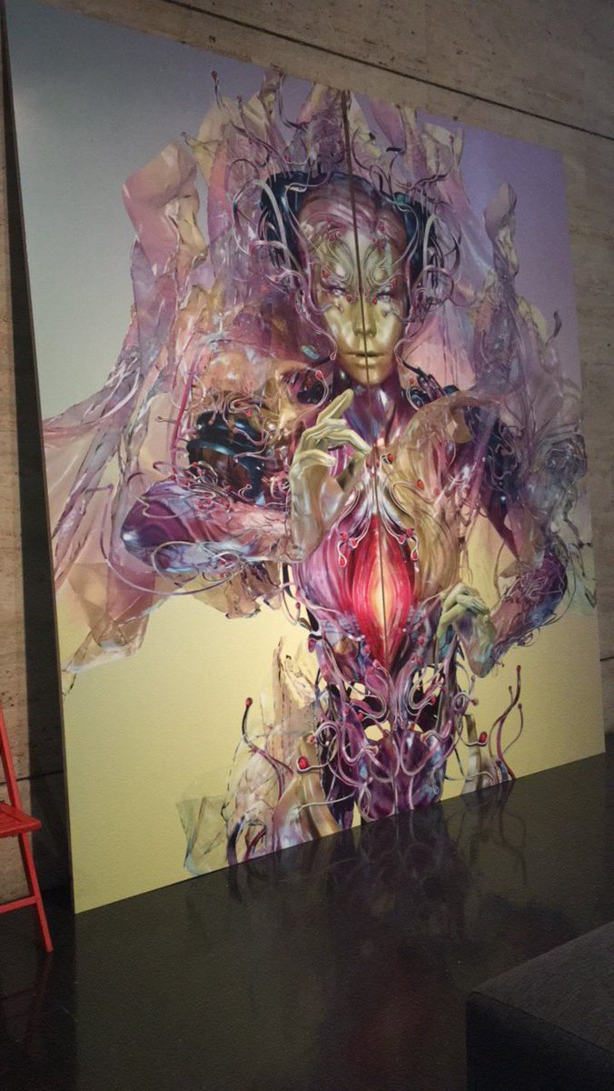 lapunxes's tweet photo. Wonderful exhibition #BjörkDigitalBcn @bjork #nature #digital #technology #Islandia #music #art @cececebe https://t.co/vchvxXxHlt