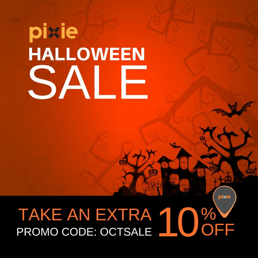 getpixies's tweet image. Trick or treat? Our Halloween sale starts today! #Halloween #Sale #GetPixie