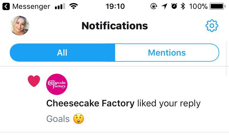 I’ve reached the top! Nothing can get better than this 😂😂 <a href="/Cheesecake/">The Cheesecake Factory 🍰</a>
