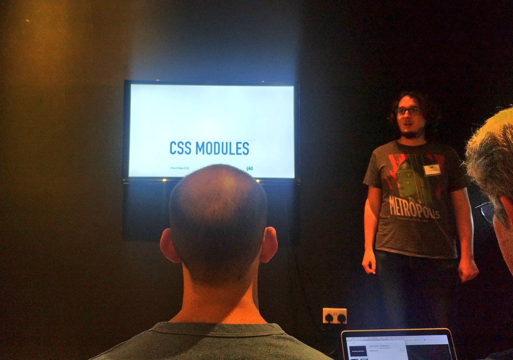 elibelly's tweet image. Learning about #CSSModules at @YLDio #TechTalks ! #css #webDev Thanks, @electret_ 👌