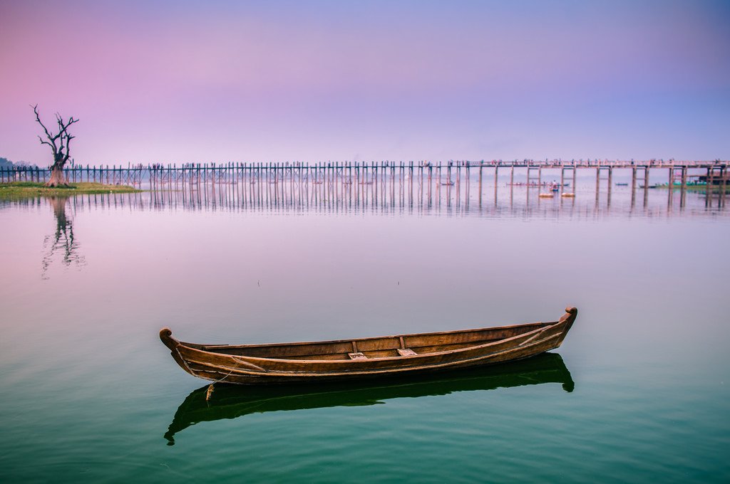 TripMyanmar's tweet photo. Sight the world’s #longest #teak #bridge at #Taungthaman #Lake,  #Myanmar. Get #Tourist_Visa for #Myanmar at  https://t.co/1OFjjfkvQe https://t.co/kEEEf2QXlJ