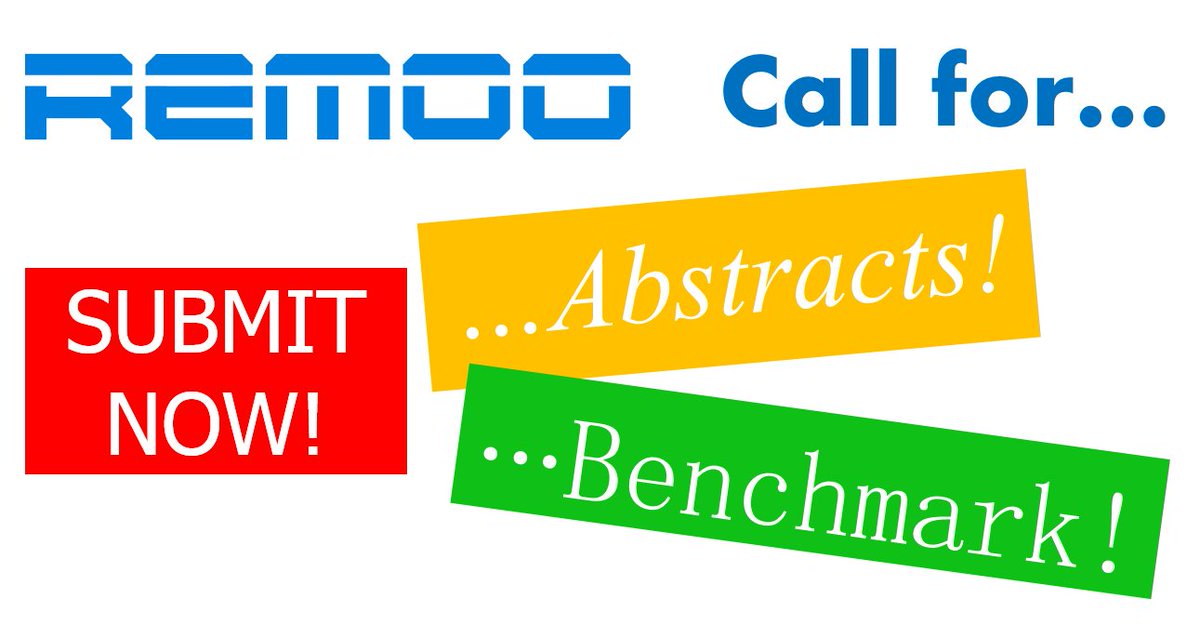 REMOO_conf's tweet photo. Call for Abstracts / Benchmark! #callforpapers #submissions #conference #energy #workshop https://t.co/0fHNxvLLDN https://t.co/y6CGeDSIZg