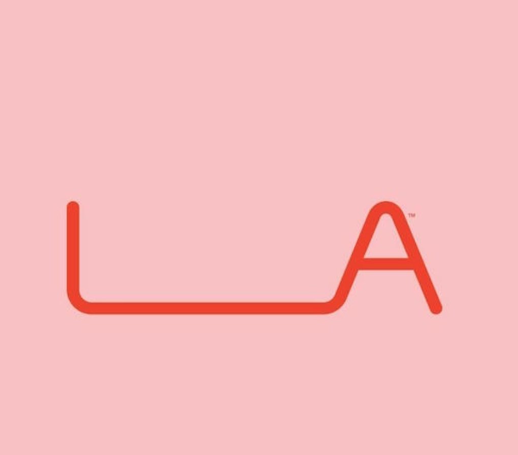 It is la la land in pink ...check out the new logo and campaign for the city of L ow.ly/cfUq30fLJdz os Angeles