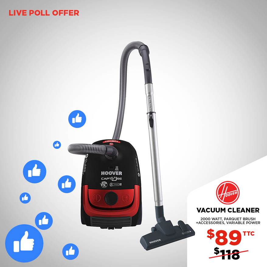 This vacuum got the highest votes for the appliance you wanted an offer on! The offers is valid for 2 days only! khouryhome.com/applicances/la…