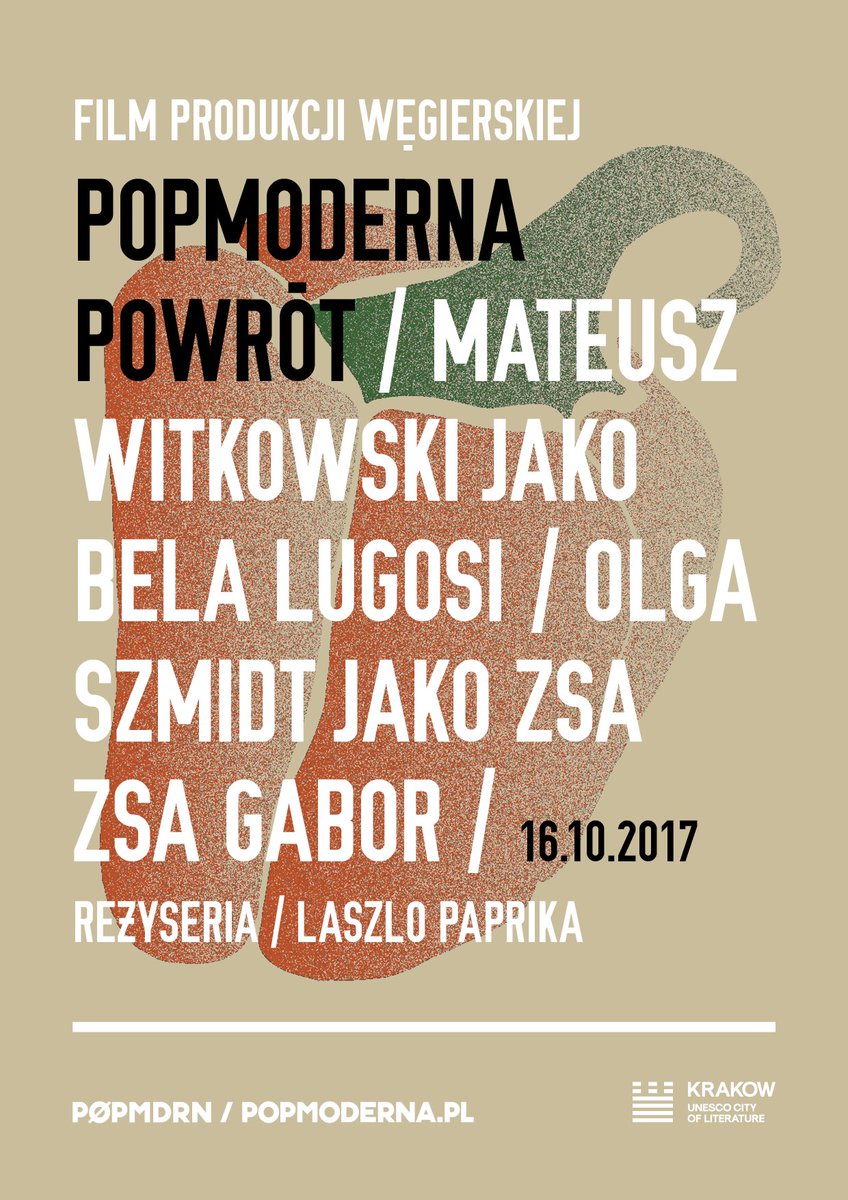 Popmoderna's tweet photo. Otóż: wracamy po rocznej przerwie. Pierwszy apdejt 16 X. Niezmiennie: https://t.co/iee0B8wzYs :) @KRKCityofLit https://t.co/YRLimEYkq9