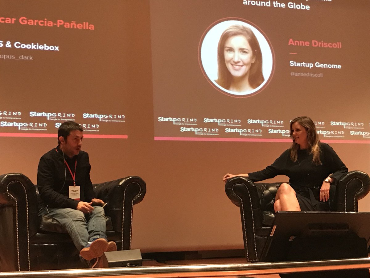 “Don’t follow university’s path. Follow your path.” <a href="/annedriscoll/">anne driscoll</a> #StartupGrindBCN