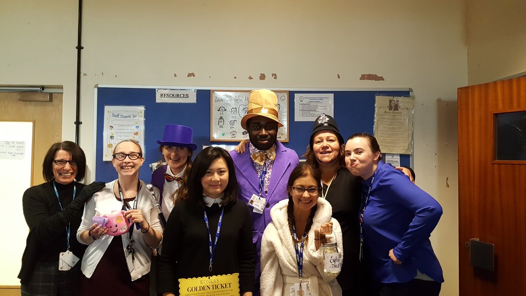 Our English Department dressed up as characters for Roald Dahl Day on 13th September!