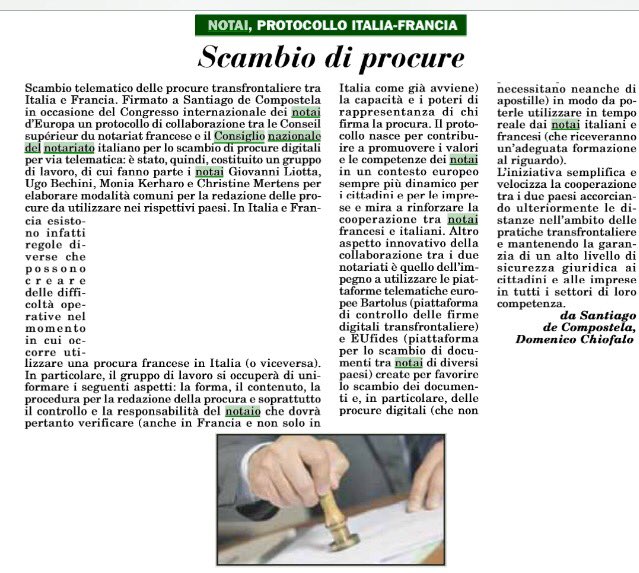ilnotariato's tweet photo. #semplificazione #Ue, grazie a protocollo fra notariato italiano e francese disponibili x i #cittadini procure digitali  transfrontaliere https://t.co/LH5RIb3y7x
