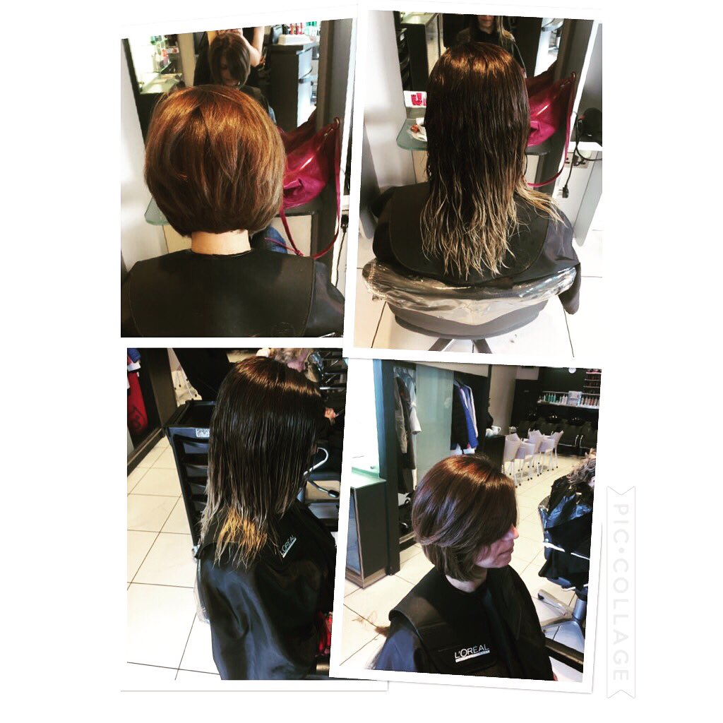 puddlesflood's tweet photo. Back to work with a bang, restyle to start my day 😀#haircreationsroselawn #ilovemyjob https://t.co/yeWqebDN6v