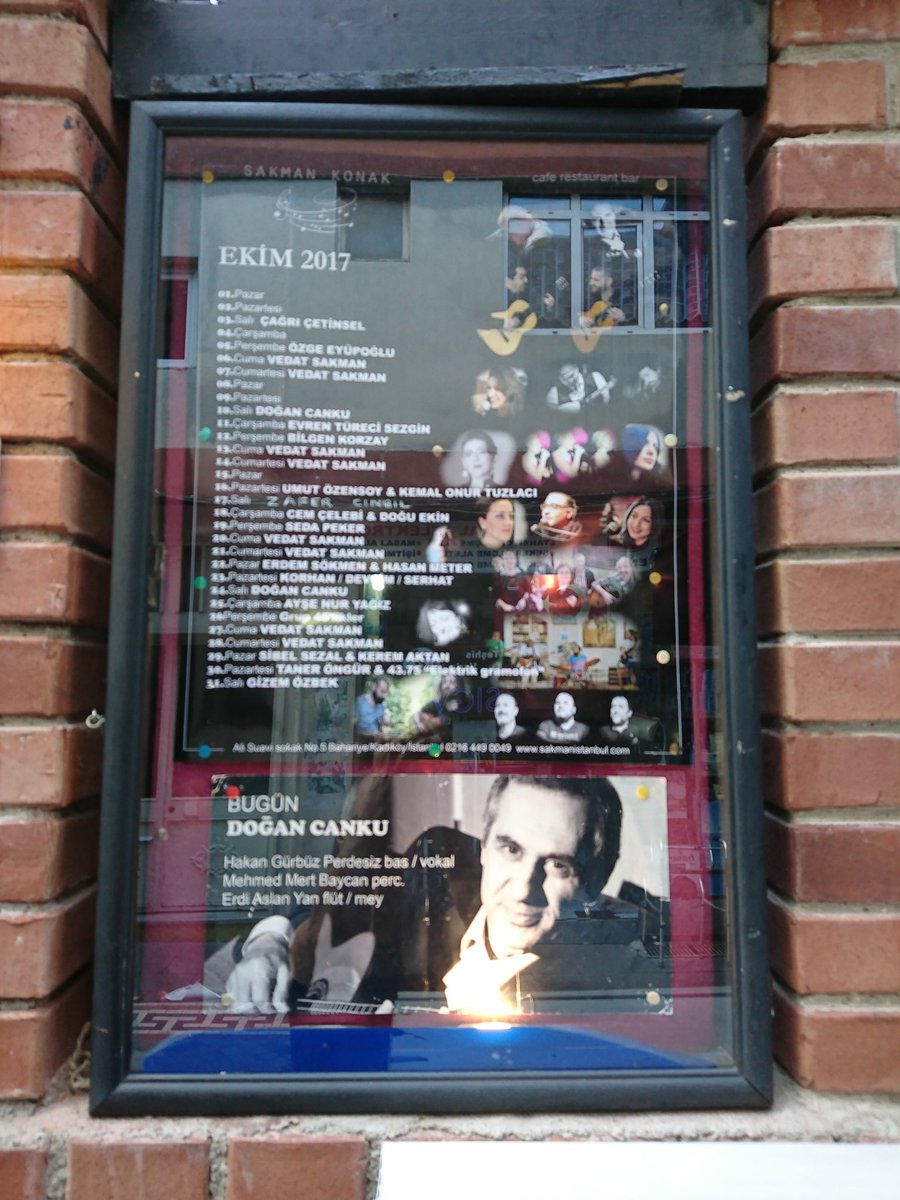 10. Ekim Salı 22.00'de
Bu Gece Sakman Konak'ta.
Ayça İçen (Flüt)
Hakan Gürbüz (Bas)
Kerem Kırca (Perküsyon)
İle birlikte.