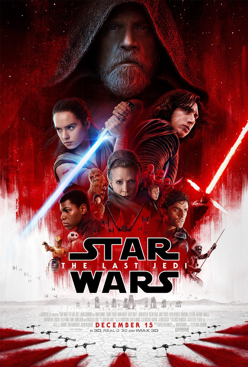 FilmMagazine's tweet image. #StarWars  presenta un nuevo trailer de película #LosÚltimosJedi en la noche del lunes. ¡Entra aquí para verlo! bit.ly/2xwy0ca