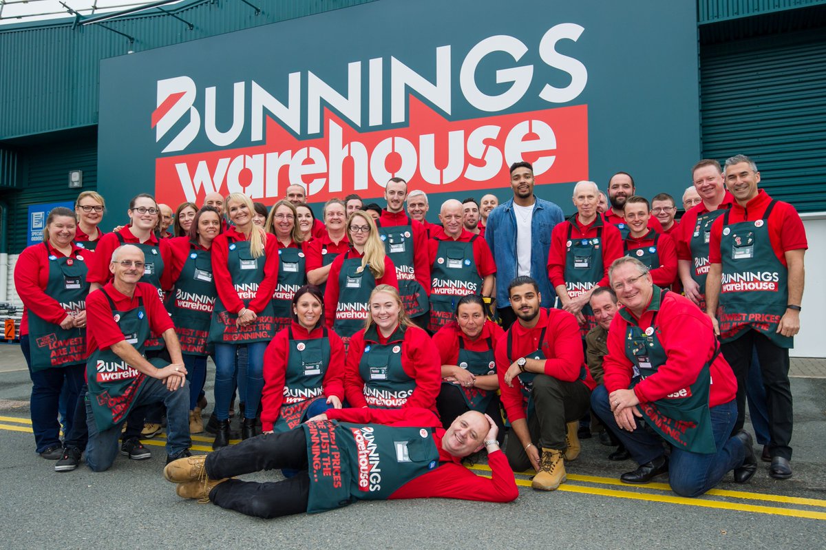 HomebaseCareers's tweet photo. Good Luck team Basildon on your opening today!! #bunningscareers https://t.co/FqcgVjmdLC