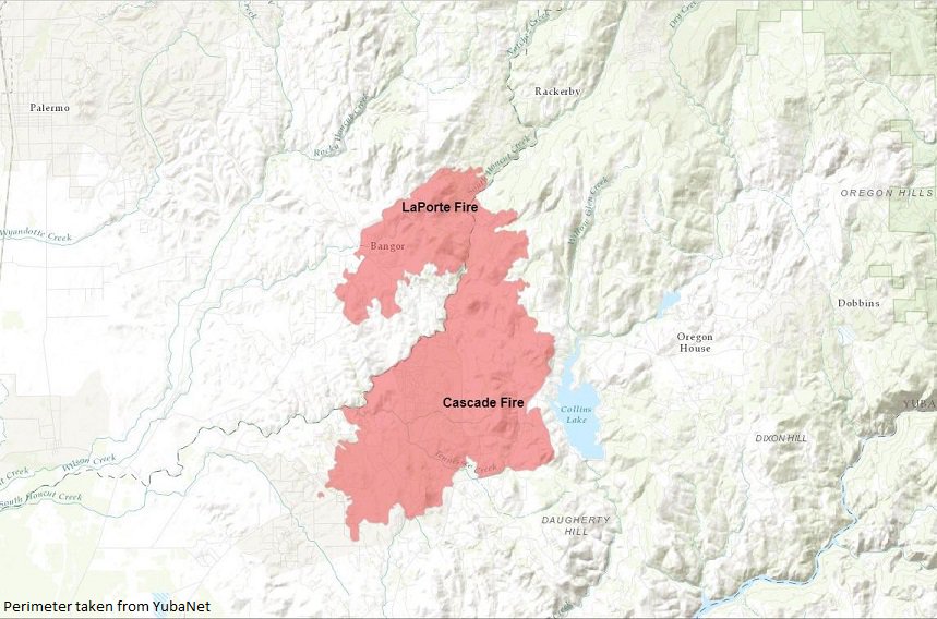 CAL FIRE on Twitter "CascadeFire [update] off Maryville Road and Loma