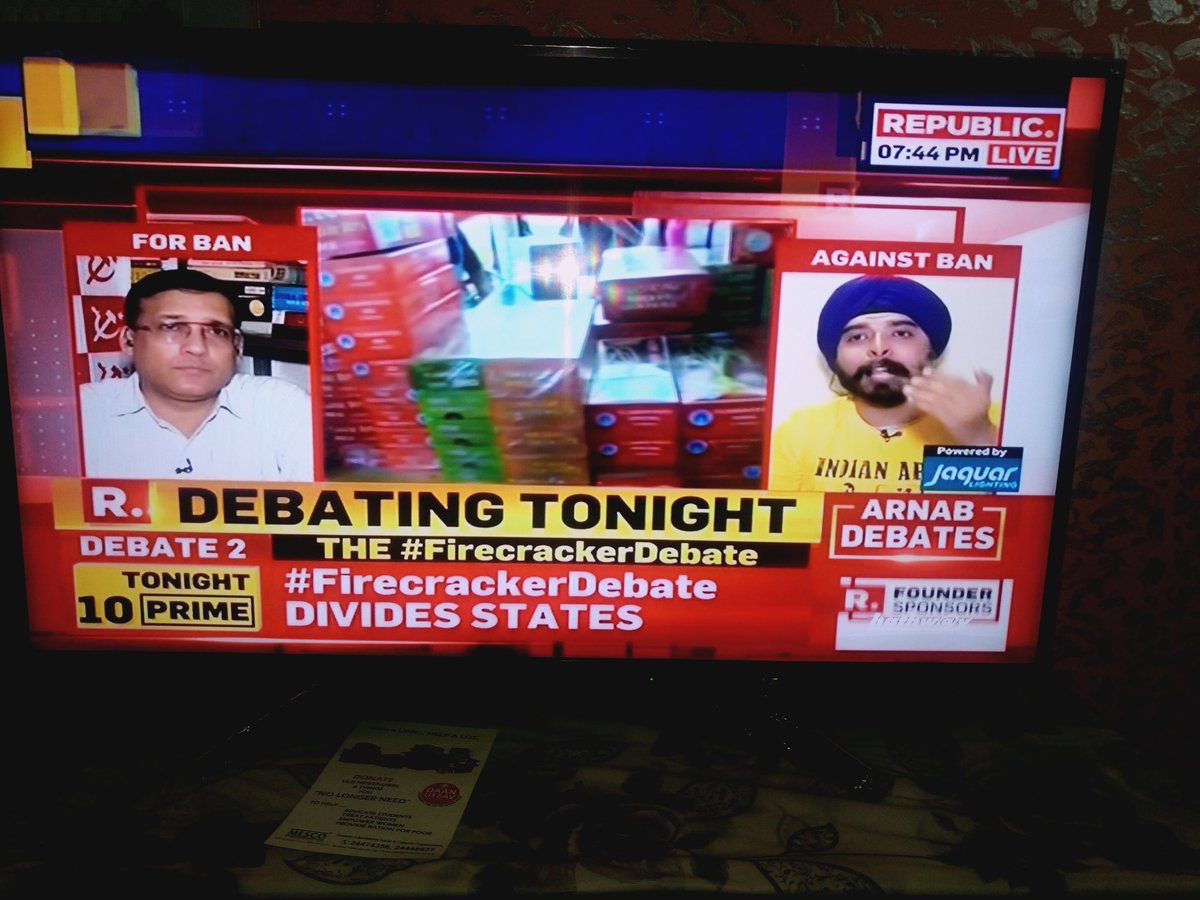 Vidyakar's tweet image. Good points by @TajinderBagga ji on @republic #FireCrackerDebate