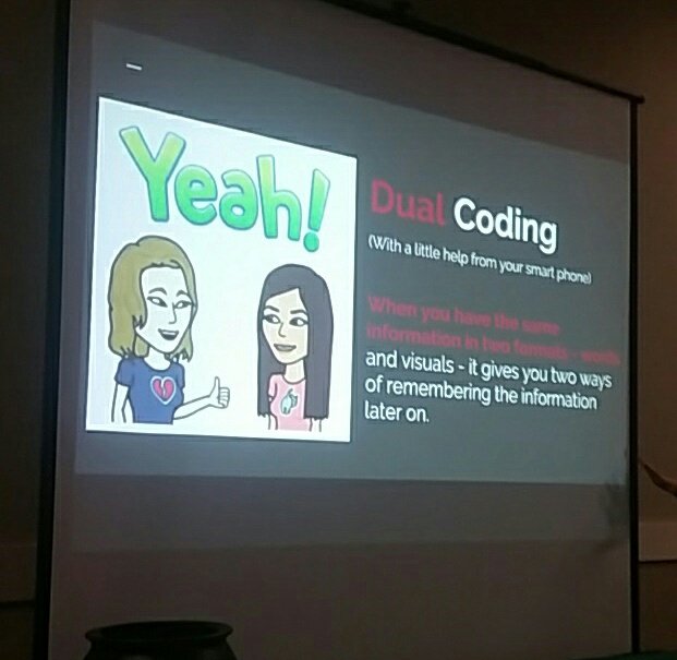 YaBoyJHow's tweet photo. Dual coding as an info retention strategy. Multiple domains make the concepts concrete. #booksnaps #MOREnet2017 https://t.co/zX53XzEuA2