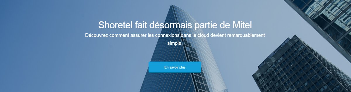 ShoreTel_FR's tweet photo. Comme vous le savez, ShoreTel a rejoint la belle famille de Mitel. Suivez-nous à présent via @Mitel_FR Ensemble, leader des #UC ! https://t.co/KocVeJupCZ