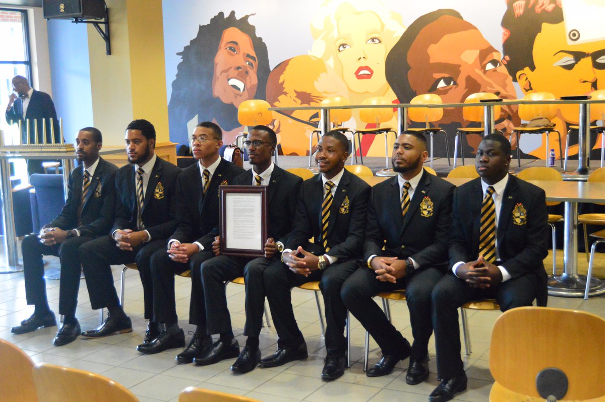 battenstuengage's tweet photo. @vwugreeklife grew in September! Here are photos from the chartering ceremony of the Phi Alpha chapter of Alpha Phi Alpha Fraternity, Inc.! https://t.co/uNwVus0FQG