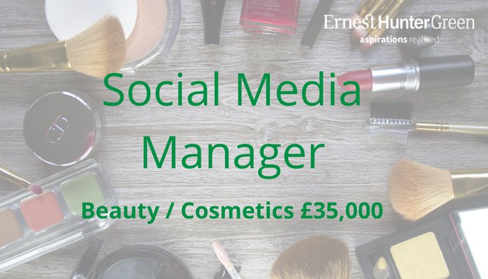 *#COSMETICS and Skincare enthusiasts* Social Media Manager #job for a skincare brand £35,000 - lnkd.in/gw_tpDr  #socialmedia