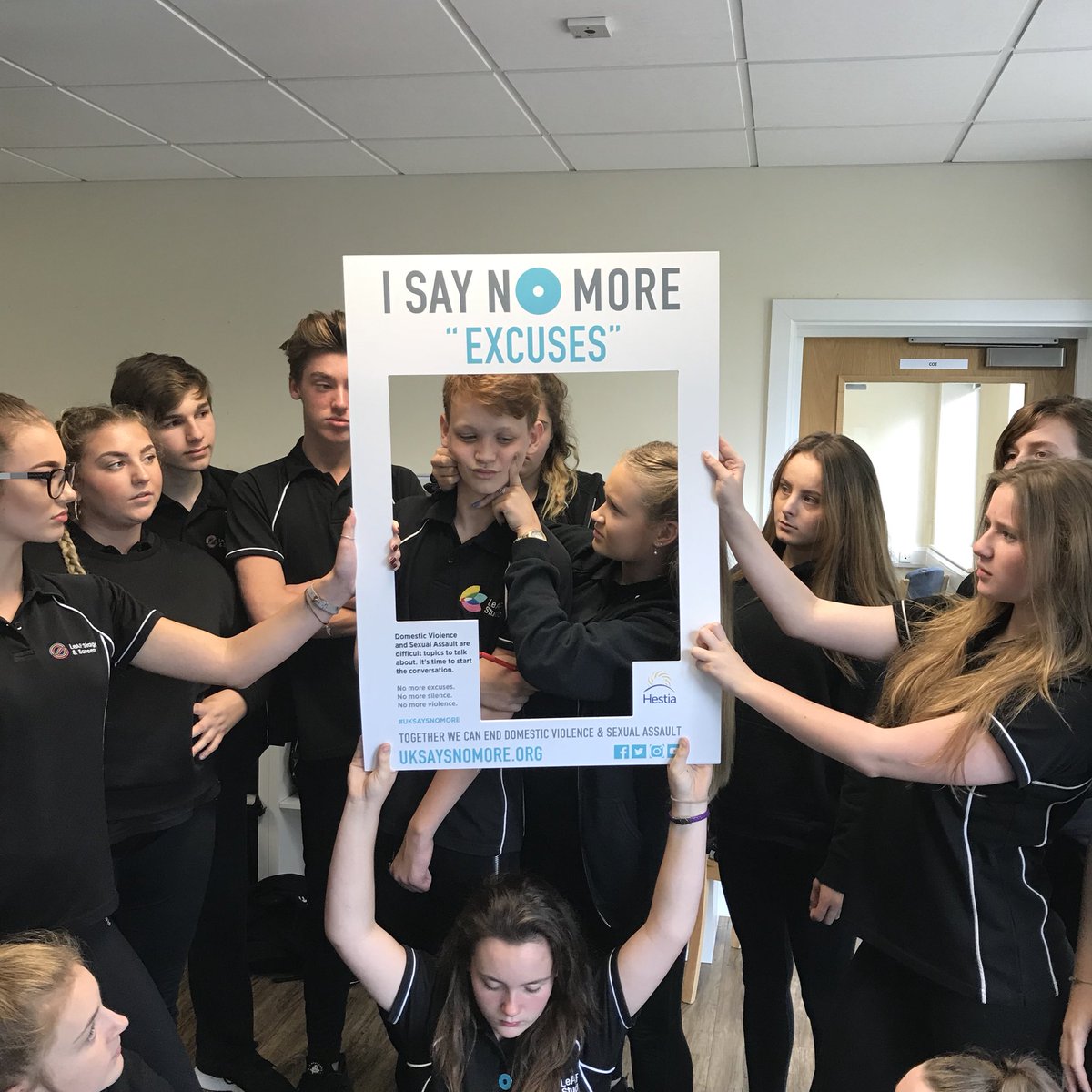 SafeDate_'s tweet photo. We got some really good photos today @SafePartnership @LeAF_studio @UKSAYSNOMORE It was good to see young people’s perception of DA #safe30 https://t.co/O1aeHCIvsB