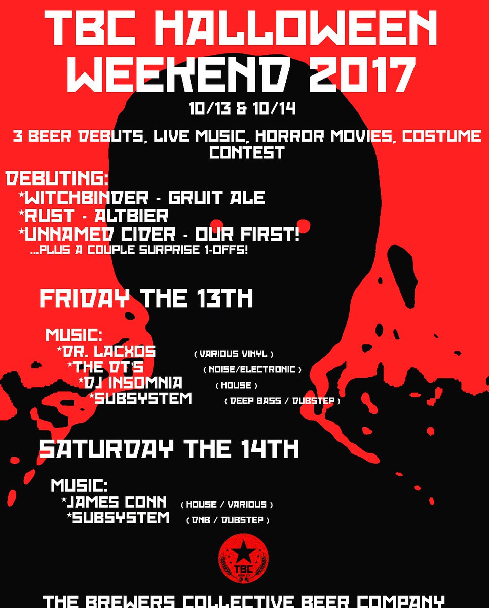 Sup Twitterverse? We're back and throwing a huge Halloween party this weekend!