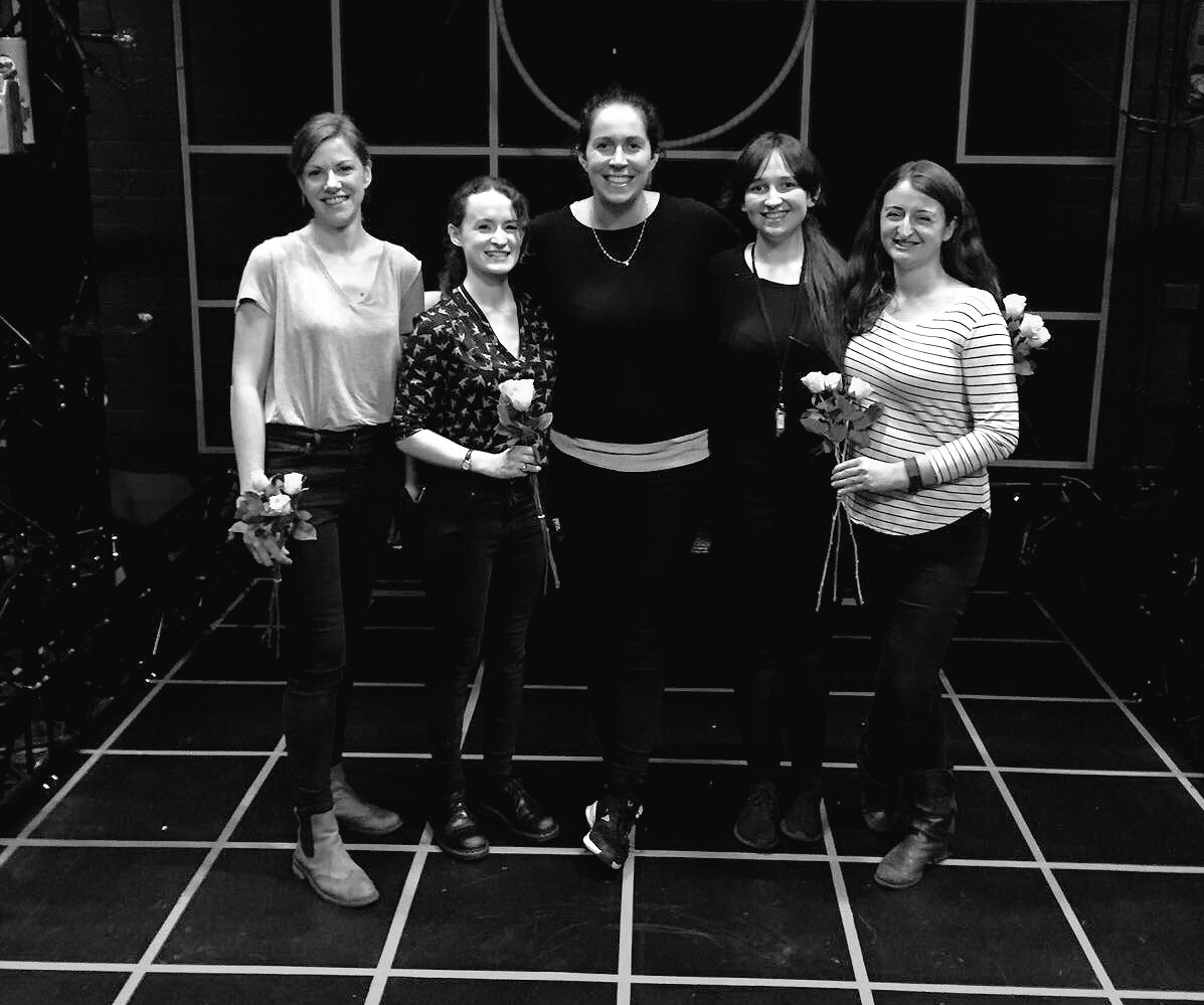 sarahpujol's tweet photo. So proud of our Stage Management teams at @Unicorn_Theatre and everything we've achieved! Happy #StageMgrs17 #smlife #csm #theatre https://t.co/JKBEzxtpa2