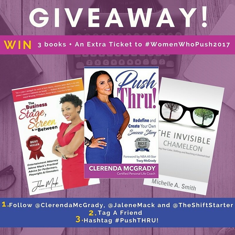 Share and tag your friends for a chance to win a #PushThru pack!! Winner randomly chosen tonight from registrants bit.ly/2tycjGr