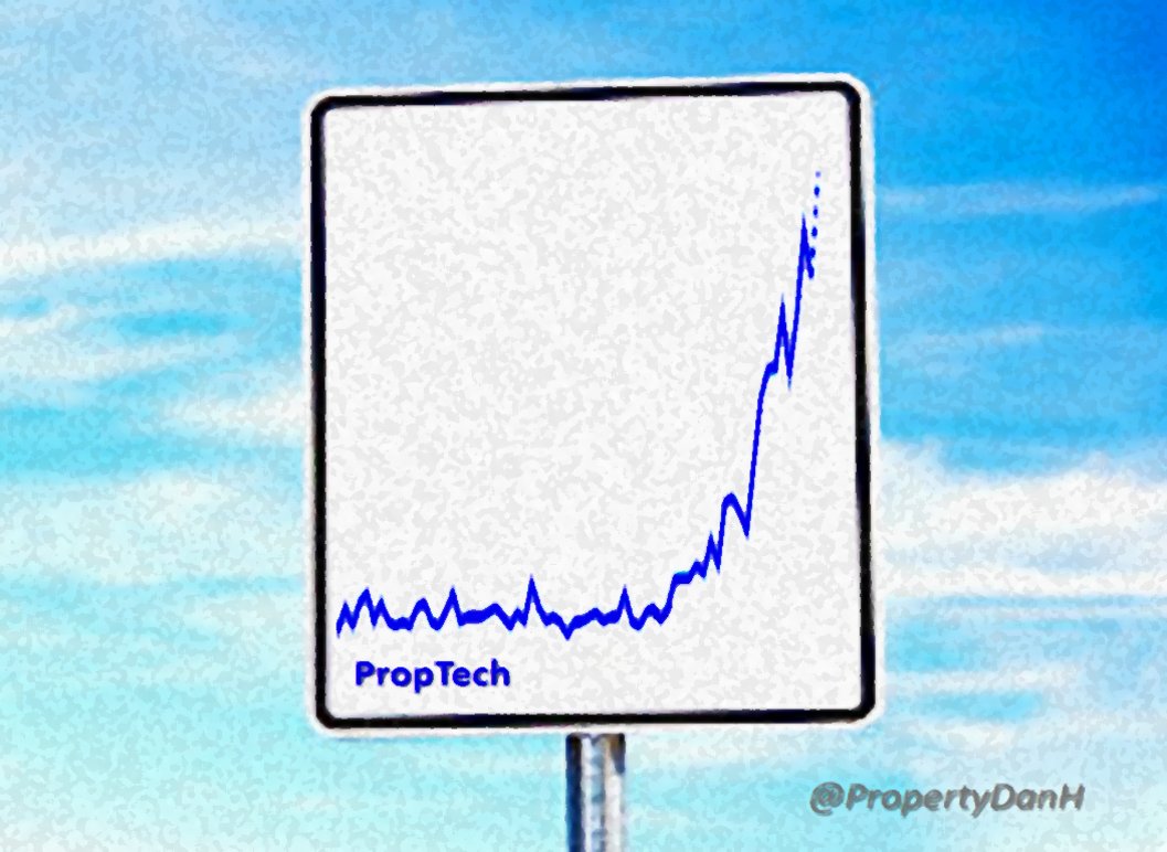 PropertyDanH's tweet image. The growth of #PropTech as a search term on Google over the last 5 years - tells quite a story.