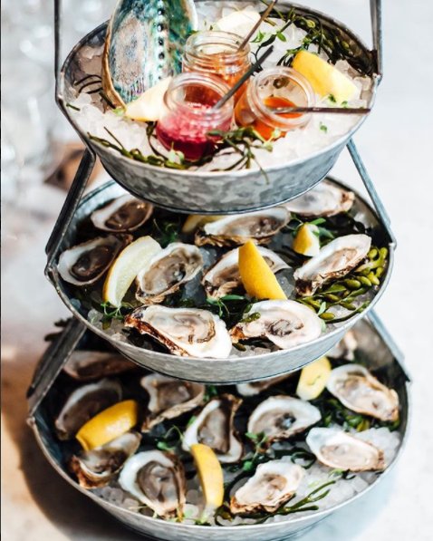 Nothing says food gala like #oysters - we're having them 2 ways! Thanks to <a href="/ChefCharLangley/">charlotte langley</a> of <a href="/ScoutCanning/">Scout</a> Felicia Derose of <a href="/thechasefo/">The Chase F&O</a>