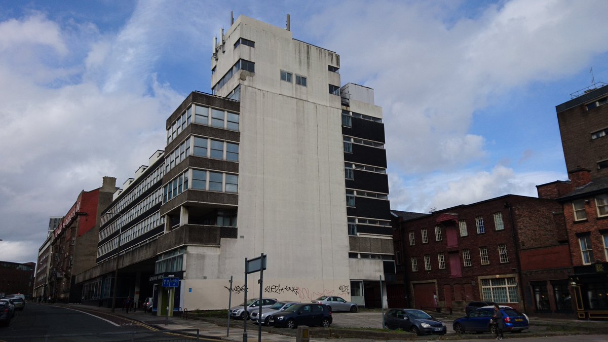 If ever a building needed knocking down and replaced with something better it's this - Kingsway House, Hatton Garden 
..(not student digs!)
