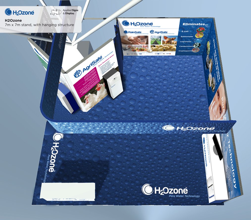 FlyingScud's tweet photo. Delighted to have worked on @H2ozone_Water 's Stand for Aquatech Amsterdam, 31 Oct - 3 Nov. #PureWaterTechnology https://t.co/X0xQ2BOKXK
