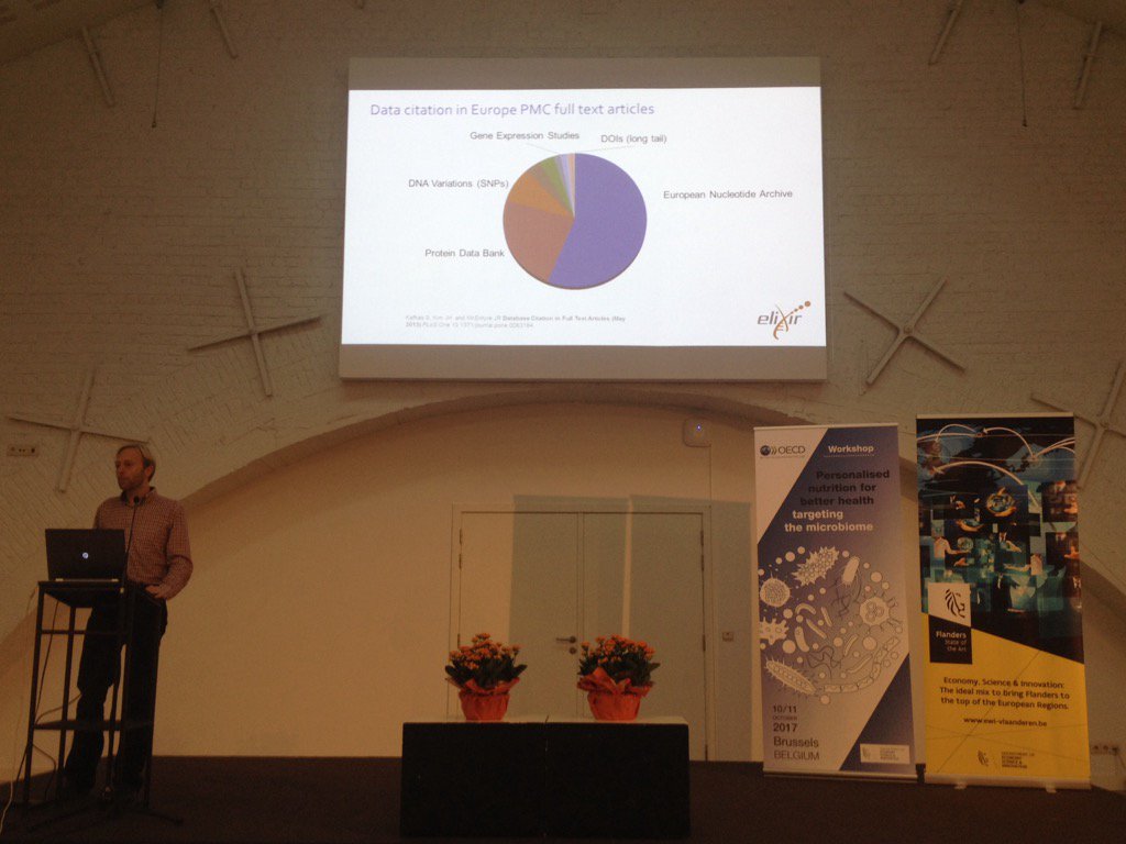 EU needs half a million data scientists for microbiome, nutrition research! Dr Smith, <a href="/ELIXIRnodeBE/">ELIXIR Belgium</a> <a href="/Departement_EWI/">Departement EWI</a>