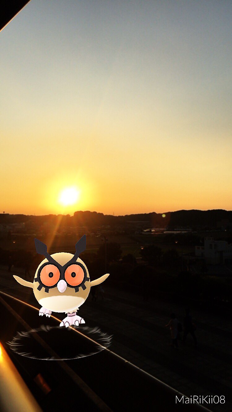 マイリキー ホーホーと秋の夕暮れ 二本足姿のホーホーは とっても可愛い ˊo ᴗ ʾʾ ポケモンgo Pokemongo ポケモンar ポケモンar写真 ポケモンと秋を感じようar写真大会 T Co Pcfxv5tj0x Twitter